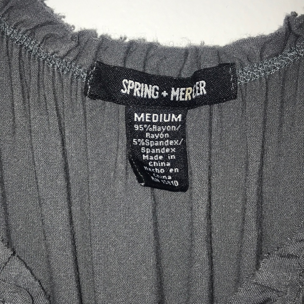 Spring + Mercer Grey Tunic Top - Picture 3 of 7